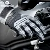 Five Fingers Gloves ROCKBROS Tactical Touch Screen Riding Cycling MTB Thermal Warm Motorcycle Winter Autumn Bike 230823