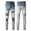 2023Designer Mens Jeans Hip-Hop Moda Zíper Hole Wash Jean Pants Retro rasgado Homens de costura de desigenação de motocicleta Cool Sl245a