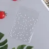 Hediye sargısı 100pcs/lot yarı saydam noktalar plastik kurabiye ambalaj çantaları cupcake sarıcı kendi kendine yapışkan doğum günü partisi düğün dekorasyonları