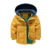 Down jas nieuwe jongens verdikte afneembare afneembare down jas Jacket Boys 'White Duck Down Down Kids Warm Quilted Casual Outdoor Coats J230823