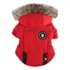 Vêtements pour chiens Manteau d'hiver chaud Sweat à capuche Vêtements pour animaux de compagnie Vêtements pour petits chiens Gilet coupe-vent Super polaire