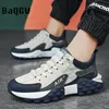 Höjd ökande skor chunky sneakers män mjuka ensamma löparskor mode casual läder tyg andas höjd ökad platt plattform brädskor 230822