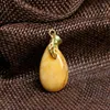 Pendant Necklaces Classical Design 4 Style Jades Stone Chalcedony Waterdrop Teardrop Fit For Diy Chain Necklace Women Jewels 15 25mm B1870