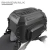 Сумки для пакетов RhinoWalk Motorcycle Bag MT2335 Водонепроницаемая 35L Top Box Universal для BMW Bulgage Задние шейки 230823