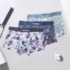 Onderbroek Designer boxers Zomer Nieuwe herenondergoed Medusa Ijs Zijde Traceless Mode Gedrukt Ademend Platte Hoekbroek 5ECZ