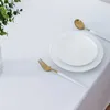 Table Cloth Solid Color White Table Cloth Tablecloth Fashion Dinner Room Cloth Plain Table Cover para rectangulares R230823