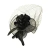 Bandanas mesh haaraccessoires fascinator haarspeld sluier dames hoed bruiloft feest prom clip bruid