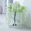 Gehobene künstliche Blumen Kirschblüte Baum Wisteria Pflanze für Weihnachten Hochzeitsbühne Standort Layout Home Dekoration2355