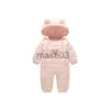 Down Coat Winter Baby Snow Wear Thick Warm Clothes Newborns Polyester Material Kids Infants Hooded Outwear Boys Girls Clothing CL5010 J230823