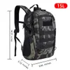 Bolsas escolares mochilas táticas ao ar livre mochilas militares 15l 20l de mochilas esportivas à prova d'água Campo de mochilas de camping mochila caça 230823