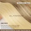 Parrucche sintetiche vera bellezza platino biondo biondo brasiliano dritti bundle intrecciati 14 "28" Rapporto hight Capelli remy marrone #4 biondo #p6613 x0823