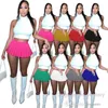 Skirts Sexy Women Short Skirt Cute Female Pleated tennis skirt Spring And Summer High Waist Solid Color Mini Clothes Total 25 Colors