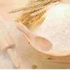 測定ツール木製の塩スクープ：小麦粉砂糖穀物キャンディーコーヒー豆バスランドリー洗剤スクープ2pcs