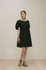 Casual Dresses Fashion Temperament Short Dress Women's Off-the-Shoulder Sexig Puff Sleeve Mini Black Clothing for Female