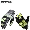 Gants de sport FASTGOOS hommes femmes 4 saisons conduite bleu moto cuir synthétique Motocross course gant moto vélo de course chevalier 230822