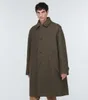 Hommes laine mélanges mode longs manteaux hommes automne vêtements d'extérieur Loro Piana Savile cachemire-mélange pardessus avec 4 pièces bouton