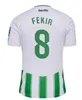 23 24 Real Betis 남자 축구 유니폼 홈 4rd Joaquin B.Iglesias 축구 셔츠 Canales Fekir 2023 2024 지속 가능성 특수 축구 셔츠 코파 최종 챔피언