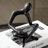 Dekorativa objekt Figurer Nordiska hemdekoration Abstract Thinker Staty Miniature Harts Sculpture Figurines för interiörskontorsskrivbordstillbehör 230823