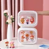 Other Toys Acrylic Showcase Blind Box Display Case Dustproof Transparent Jasmine Bubble Matt Hand made Model Stand Desktop Doll Storage 230823