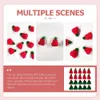 20st Christmas Miniature Santa Hats Christmas Bottles Decor Diy Craft Accessories HKD230823