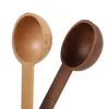 Strumenti di misurazione 5/10/15 ml Manico in legno in legno Nero Pech Coffee in legno Cacco Conetto Salata Sugar in polvere Gadget da cucina da cucina