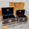 Coffret Poliventent Cosmetic Case Biżuter Designer Torby Volt Skórzane zegarki 8 męskie zegarek organizator biżuterii