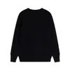 2023 Autumn and winter pullover long-sleeved fashion sweater for men and women the same classic black and white sweater 1H32