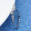 Clusterringe Koreanische Version des niedlichen Bowknot Ring Silber Schmuck Mädchen Mode Thai Zirkon Großhandel
