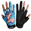 Cinq doigts Gants Pêche AntiUV Hommes Femmes Mitaines Solaire Antidérapant Printemps Été Glace Cool Respirant Cyclisme Sport 230823