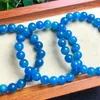 Bangle Natural Apatite Bracelet Jewelry Healing Energy Fengshui LoversGift Holiday Gifts For Women 1pcs 8mm