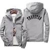 Mens Windbreaker Kurtka Spring Autumn Letter Druku