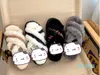 Nieuw aangekomen Australische damesslippers Warme sneeuwlaarzen dik Soled Cross Slippers WGG Fashion Leopard Print Multicolor binnen en buiten