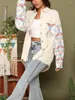 Women's Jackets Jean For Women Fashion Long Sleeve Star Denim Jacket Oversized Boyfriend Distressed Rhinestone Fringe Coat