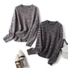 Women's Sweaters Masigoch Fancy Oversized Casmere Sweater Crewneck