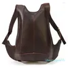 Backpack Anti Theft Crazy Horse Leather Men Women Outdoor Hiking Travel Cow Skin Vintage Bagpack Male Female Daypacks