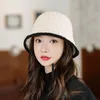 Fashion Winter Thick Knitted Hat Women's Warm Woolen Fisherman Hat Bucket Hat Cap Costume Accessory Gifts HCS336