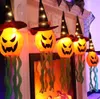 Autres fournitures de fête d'événement Citrouille LED Décoration d'Halloween Lumière clignotante Gypsophila Ghost Festival Dress Up Glowing Ghost Hat Lampe Décor Lanterne suspendue 230823