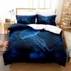 Ensembles de literie Ocean World, ensemble de literie simple, double, pleine taille, méduse, ensemble de housse de couette pour chambre d'enfant, impression 3D, R230823