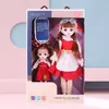 Dolls for Girls 16 112 BJD Set Multijoint 3D Big Eyes Princess Dress Up Toys Toys Doll Kids Birthday Xmas Gifts 230822