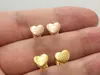 Серьги -шпильки роскошные дизайнерские буквы сердца Серьга 18K золотая титановая сталь Eternal Love Ears YME001