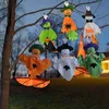 Outras festas de festas suprimentos decorações de Halloween penduradas ornamentos de fantasma pingente de palha de palha de palha para o ar ao ar livre decoração de fundo l0823