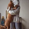 Pillow Brown Plush Short-legged For Couch Dachshund Dog Christmas Gift Home Decor Doll