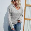 Camisolas femininas 2023 Mulheres vintage suéter de suéter verde com capuz jumper jumper malha de inverno Basic tops outono de malha feminina de malha feminina