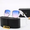Projektanci okulary przeciwsłoneczne luksusowe okulary przeciwsłoneczne dla kobiet z obudowy wydrążone w świątyniach projekty dużych soczewek