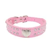 Dog Collars Cute Collar With Bling Rhinestones Diamond Flower Pattern Studded Small Cow Bells For Dogs Large Bow