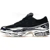 Originals de chaussures de mode Raf Simons Ozweego III Sports Hommes Femmes Clunky Métallique Argent Baskets Dorky Casual Chaussures Taille