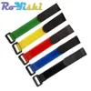 10pcs/lot Magic Tape Sticks Cable Ties Model Straps Wire with Battery Stick Buckle Belt Bundle Tie Hook&Loop Fastener Tape