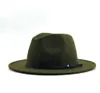 Wide Brim Hats Bucket 545660CM Women Men Wool Vintage Gangster Trilby Felt Fedora Hat With Gentleman Elegant Lady Winter Autumn Jazz Caps 230822