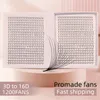 False Eyelashes 1200 Fans Lashes XXL Mega Tray Matte Ultra Dark Premade Volume Fan Pointy Base Promade Eyelash s Makeup Tools 230822