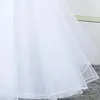 Rokken hoepelloze petticoats crinoline glijdt onder de onderste vloer lengte voor bruidsjurk blanke vrouwen